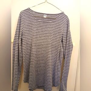 Striped Gray Sweater